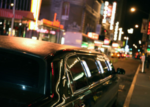 Luxurious Limo Photo of a Limousine driving through Toronto