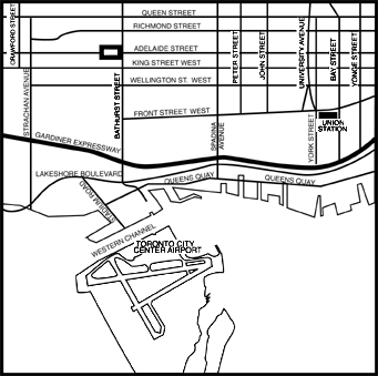 Location Map - Toronto Island Airport